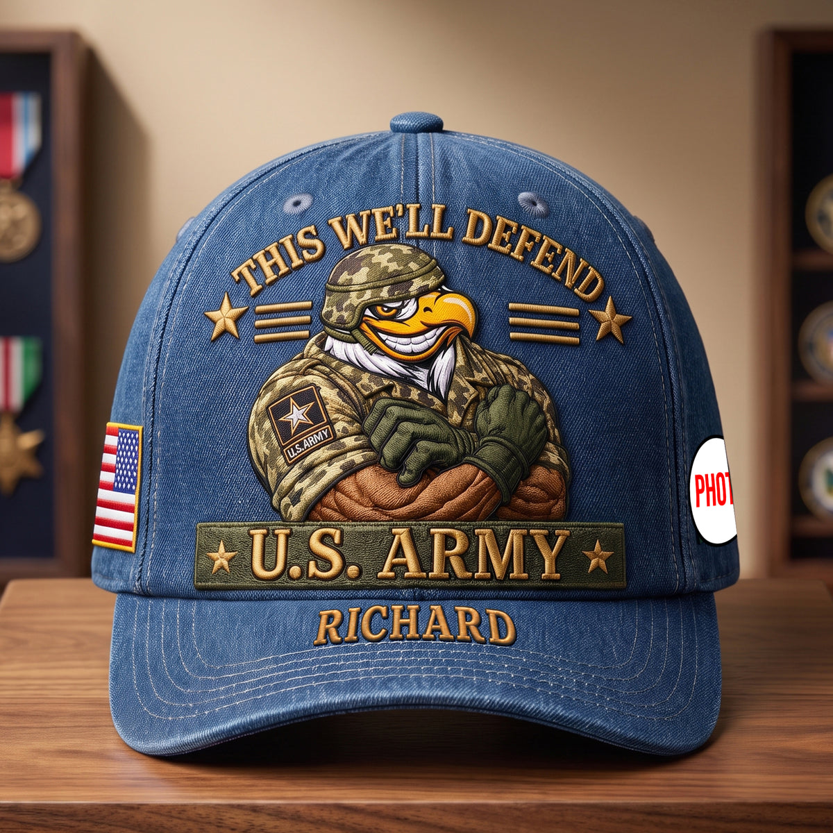 Veteran Pride Personalized Classic Cap 03NAQN150726-Homacus