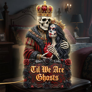 Gothic Skeleton Couple Acrylic Light Box – Personalized Gifts For Couple 04huqn091225-Homacus