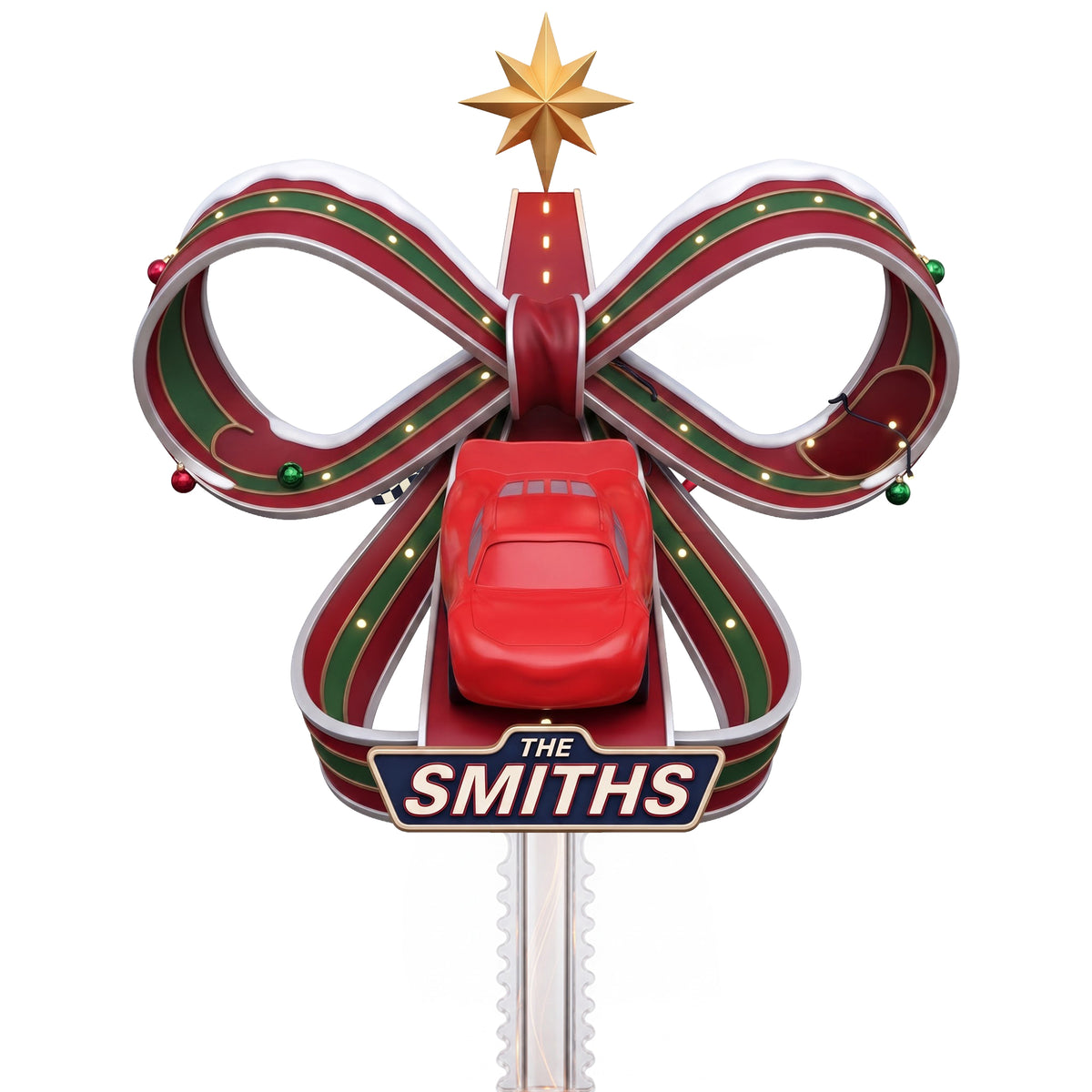 Childhood Cartoon Ribbon Tree Topper - Personalized Gifts For Christmas Acrylic Tree Topper 07HALU290826