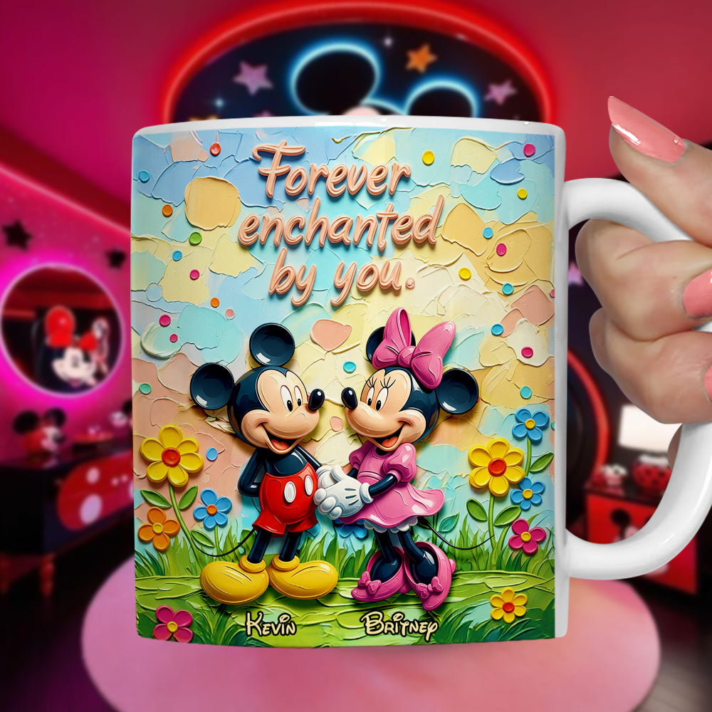 Forever Enchanted Mug Personalized Gifts For Couple 02OHDT180625-Homacus