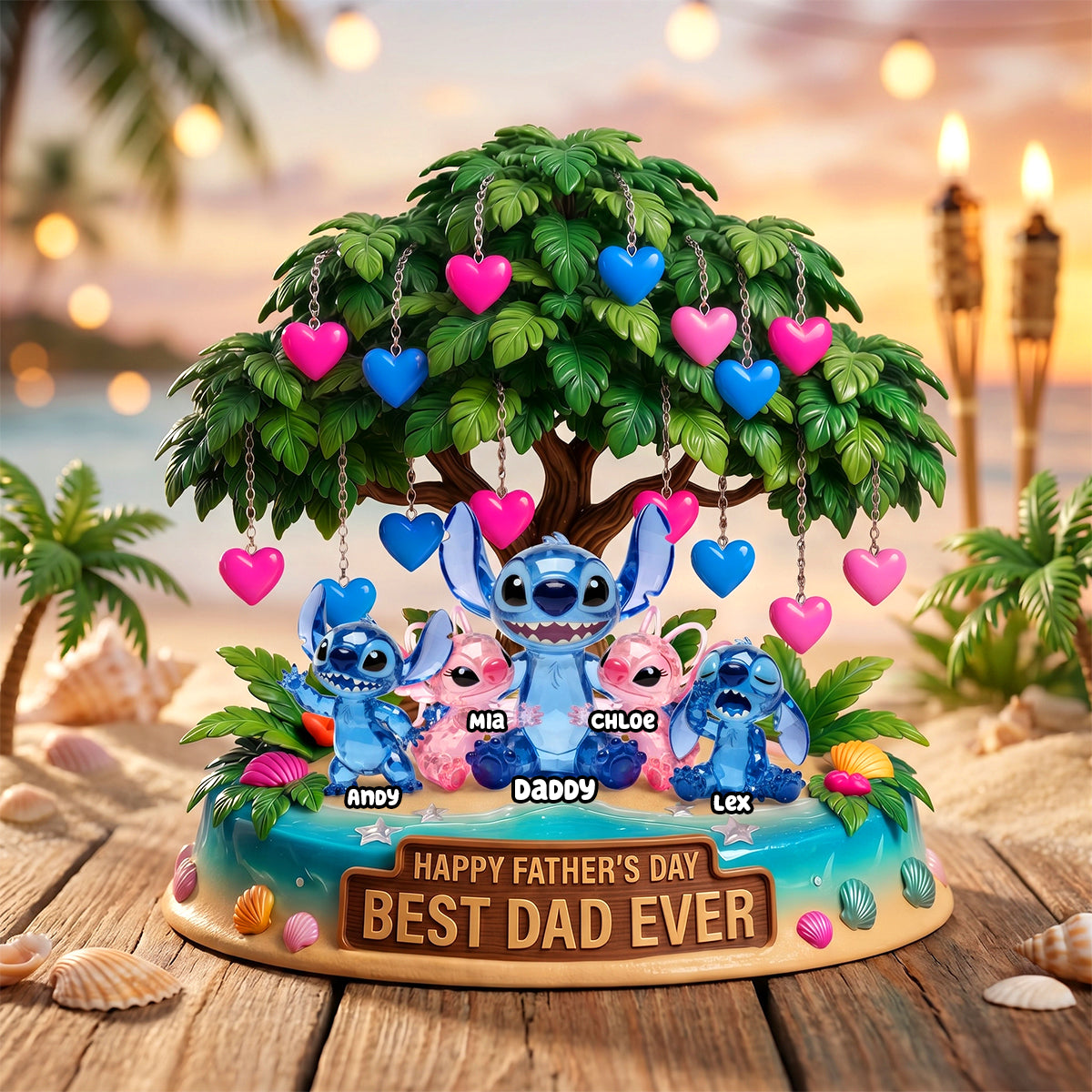 Best Dad Ever Acrylic Plaque - Personalized Gifts For Dads 04tydh040526-Homacus