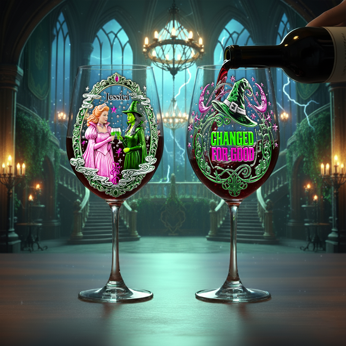 Change For Good Drinking Glass - Personalized Gifts For Fans 01TGLU290825-Homacus