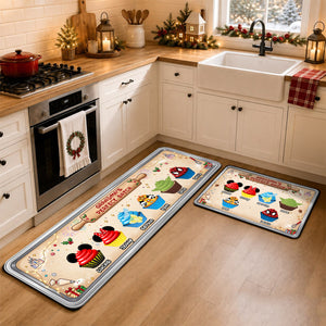 Sweet Cupcake Christmas Runner Rug - Personalized Gift For Grandmas 04NATN260826