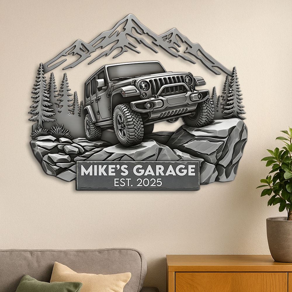 Garage Metal Sign - Personalized Gifts For Off-road Lovers 03qhpu040625-Homacus