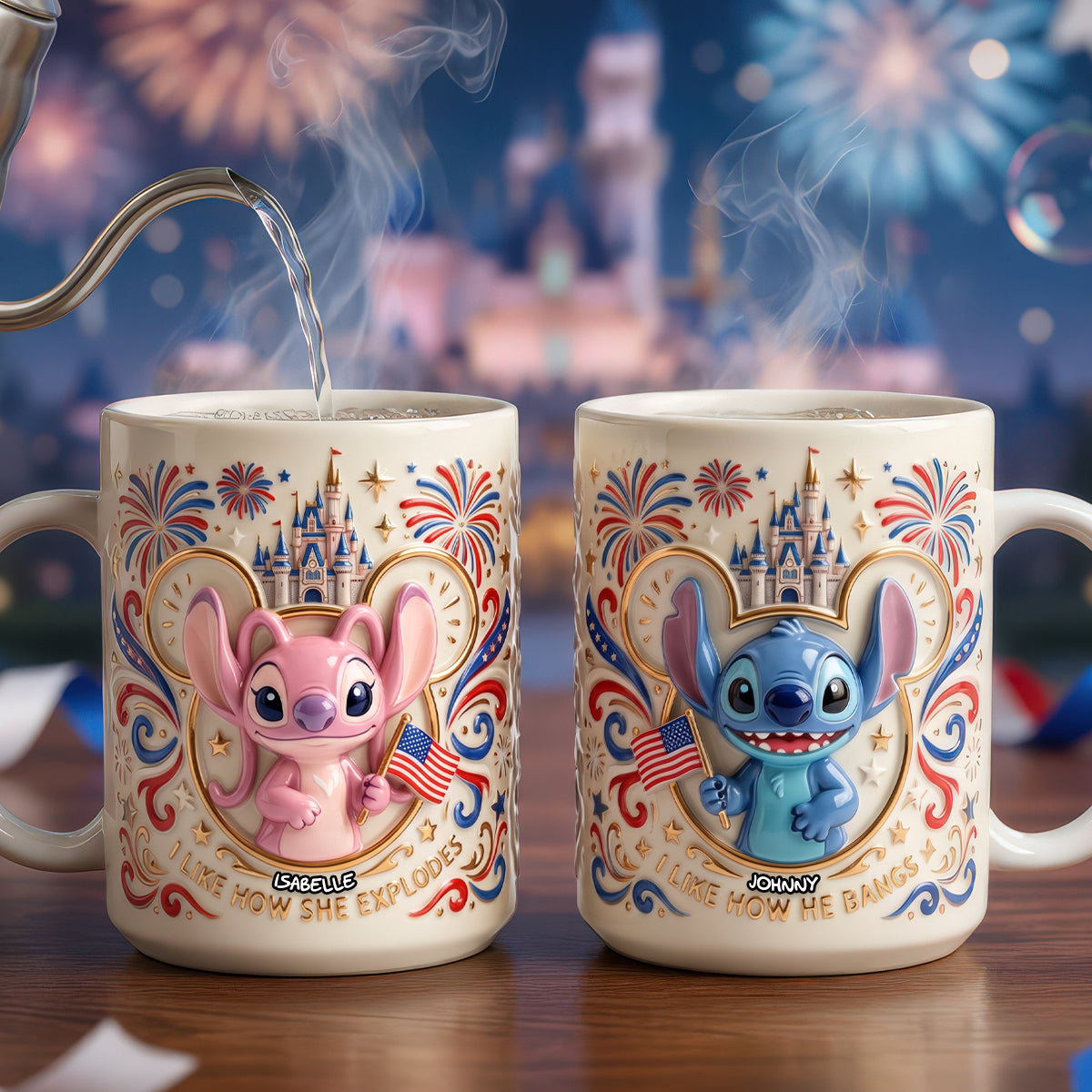 American Sweethearts 250th Anniversary Coffee Mug - Personalized Gifts For Couples 04PADH230526