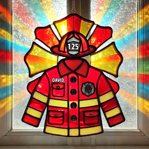 Personalized Gifts For Firefighters Suncatcher Ornament 03ohtn261224-Homacus