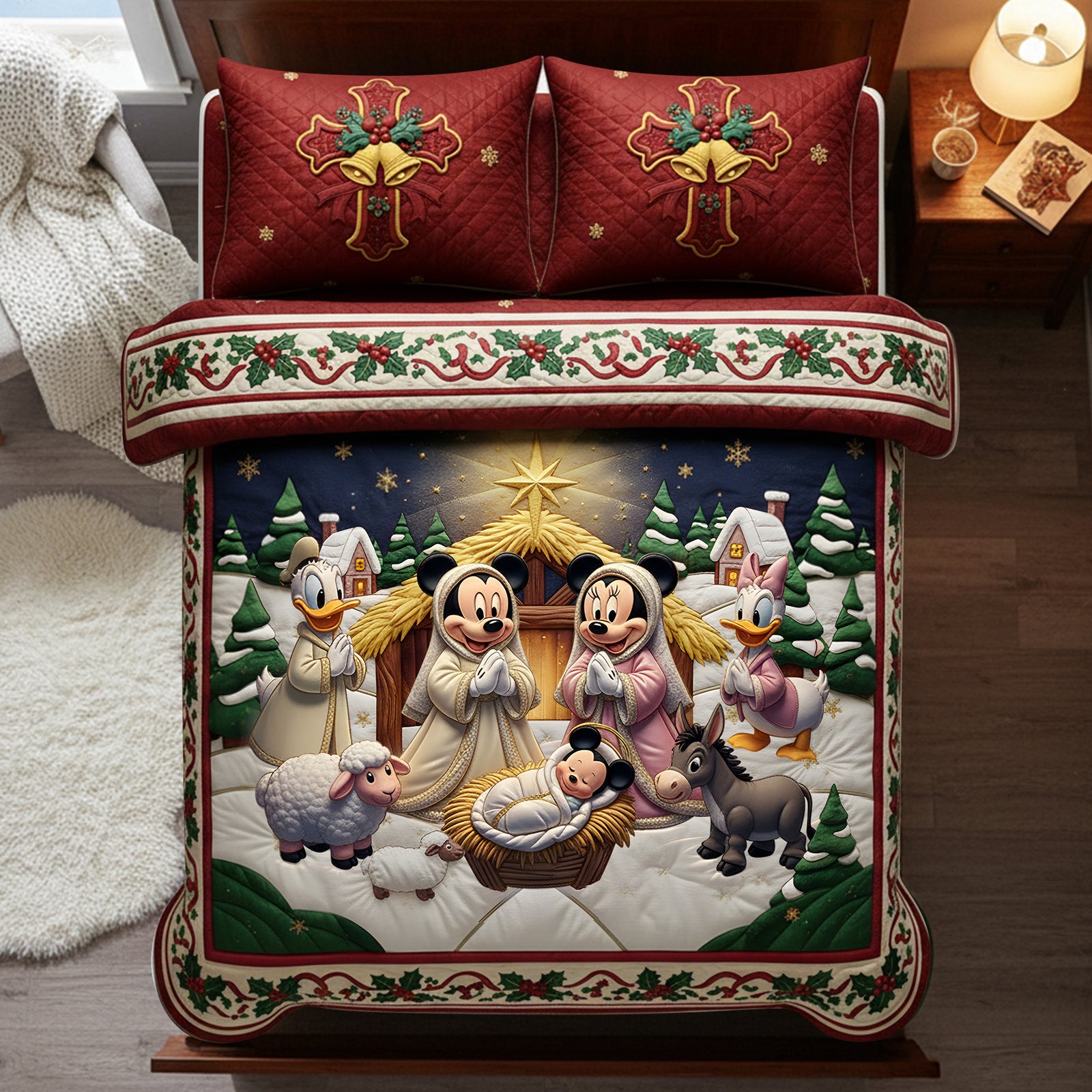 Christmas Faith Quilt Bed Set - Personalized Gifts 11PALU141125-Homacus