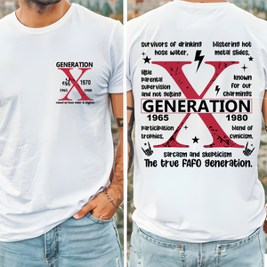 Custom Year Generation X Shirt 251acxx260824-Homacus