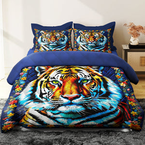 Tiger Special Quilt Bed Set 011HUDT170125-Homacus