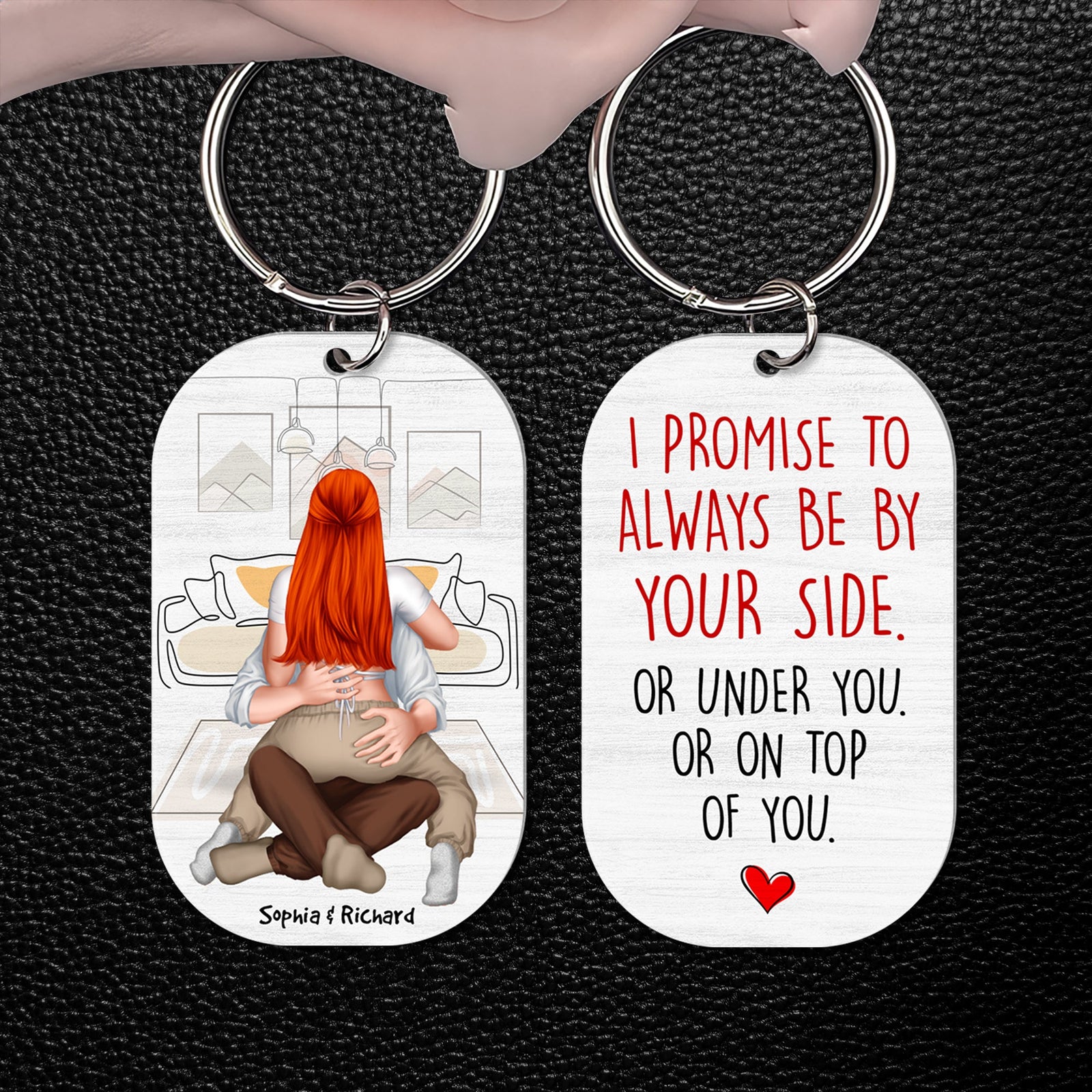 Personalized Gifts For Couple Keychain 03acqn170624hh-Homacus