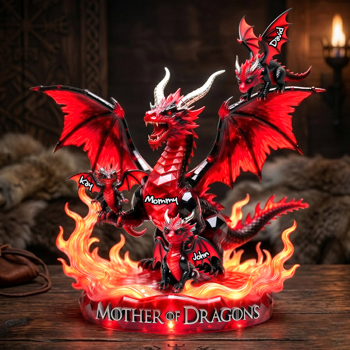 Mother Of Dragons Acrylic Plaque - Personalized Gifts For Mother 05tylu150426-Homacus