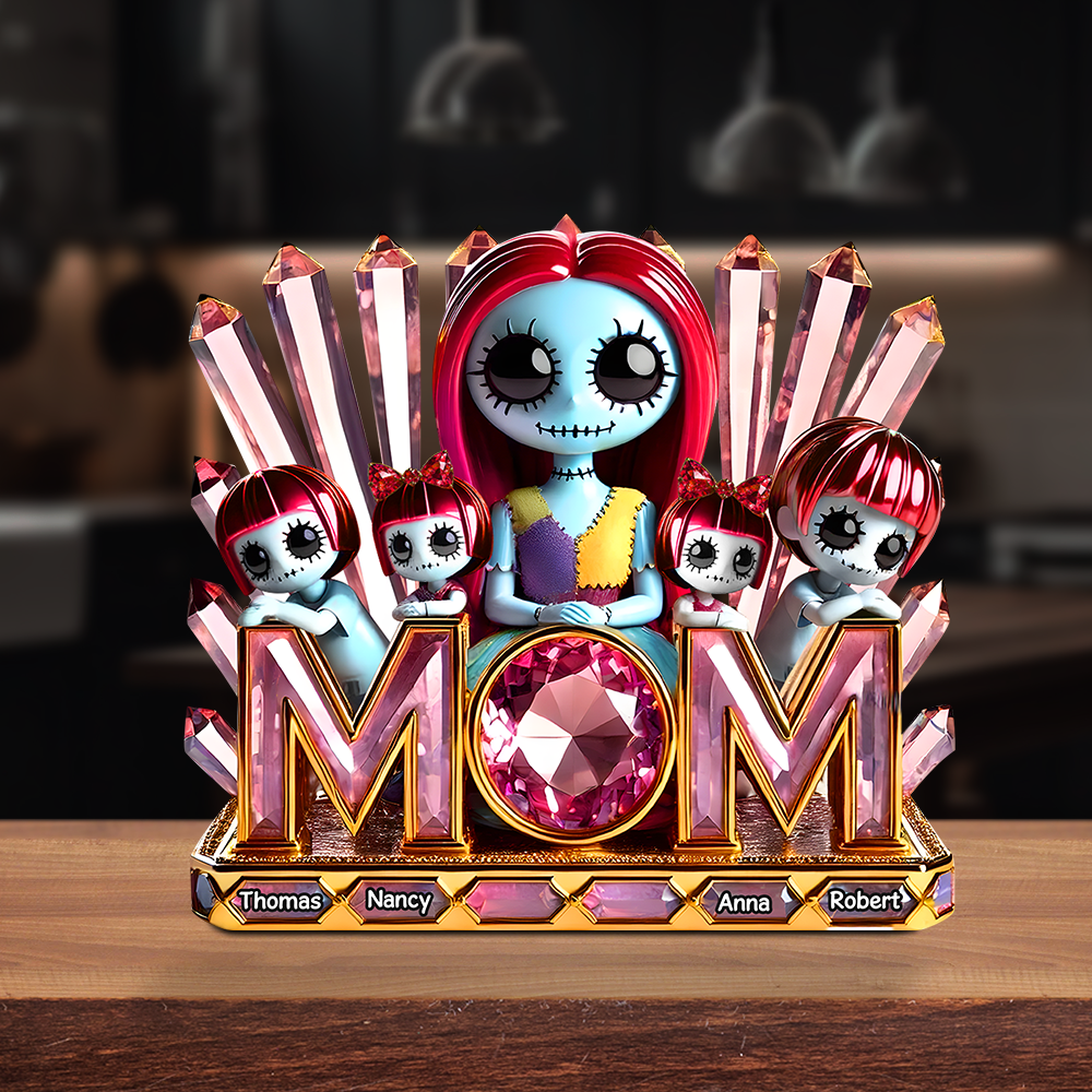 Nightmare Mom Plaque - Personalized Gifts For Mom 03tgpu040425-Homacus