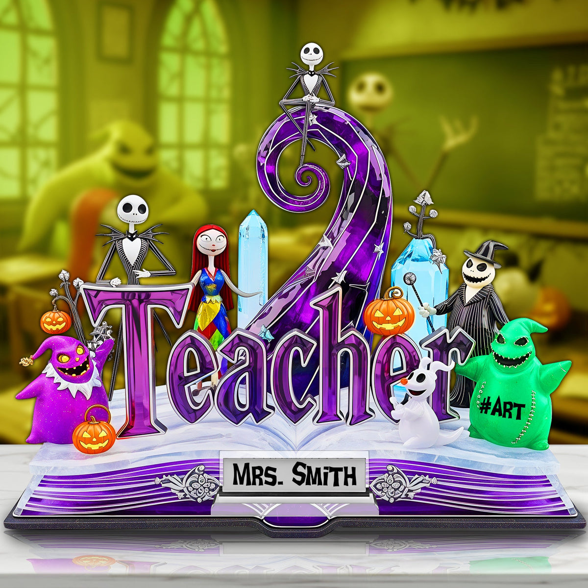 Horror Teacher Plaque - Personalized Gifts For Teacher 04tglu170625-Homacus