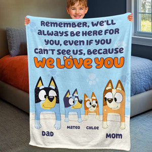Personalized Gifts For Family Blanket 02HUDT070624-Homacus