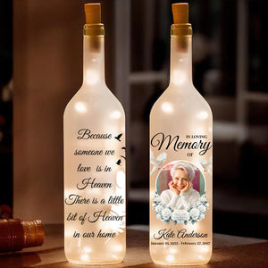 Custom Photo Gifts For Heaven Bottle Lamp 01HUDT220225-Homacus