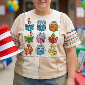 Reading Day Cute Teacher Shirt, Personalized Gifts For Teacher & Students 04qhlu050226-Homacus