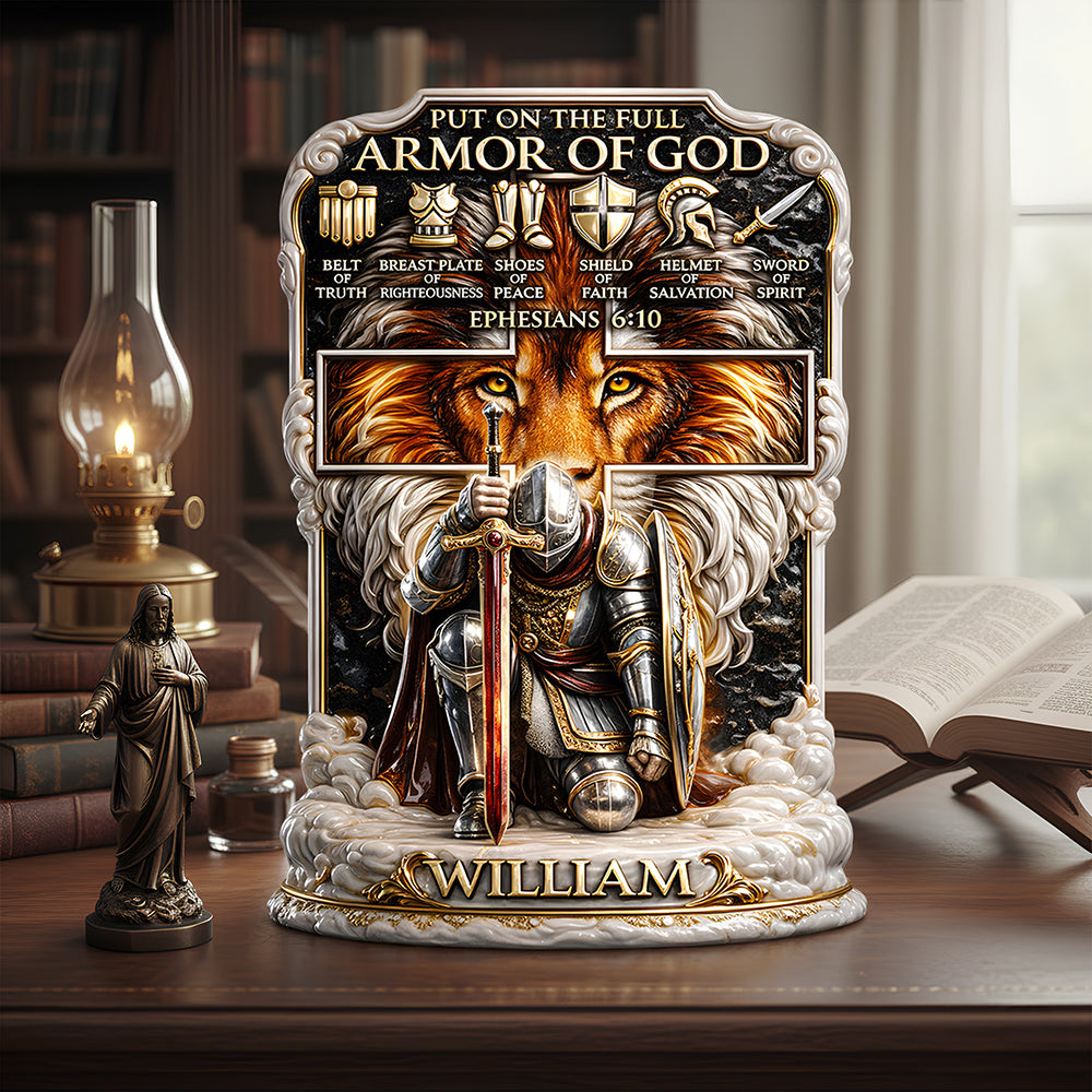 Armor of God – Acrylic Plaque Personalized Gifts For Christian 02HUDT120126-Homacus