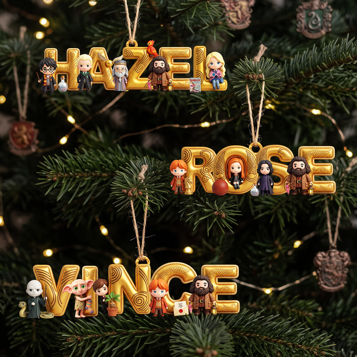 Fantastical Journey Alphabet Christmas Acrylic Ornament - Personalized Christmas Gifts 04pata091026-Homacus
