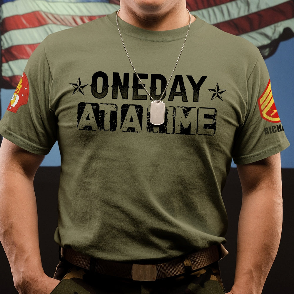 Custom Military Rank Gifts For Veteran 3D Shirt 03toqn090724