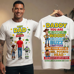 Best Dad Ever Shirt - Personalized Gifts For Dad 03hudt080526-Homacus