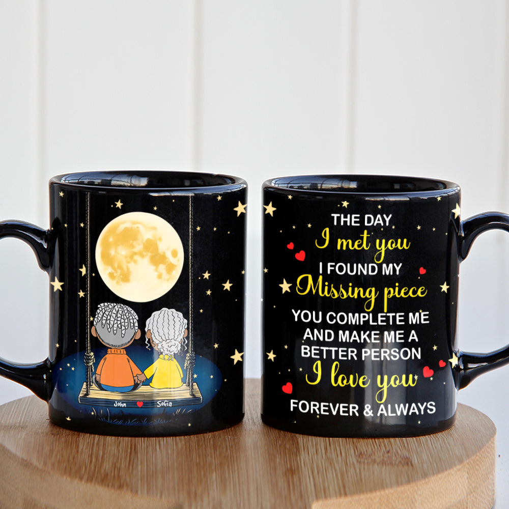 Personalized Gifts For Couple Coffee Mug Couple Backview 03XQMH020125HG-Homacus