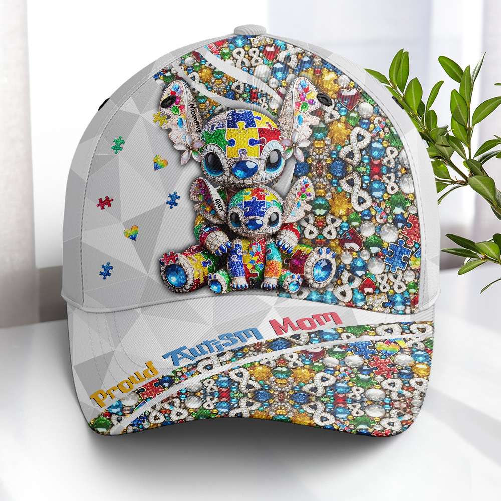 Personalized Gifts For Autism Mom Classic Cap, Cute Character 02TGMH210325-Homacus