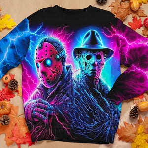 Spooky Gifts For Horror Fans Shirt 05hutn040924 Halloween Horror Movie Characters-Homacus