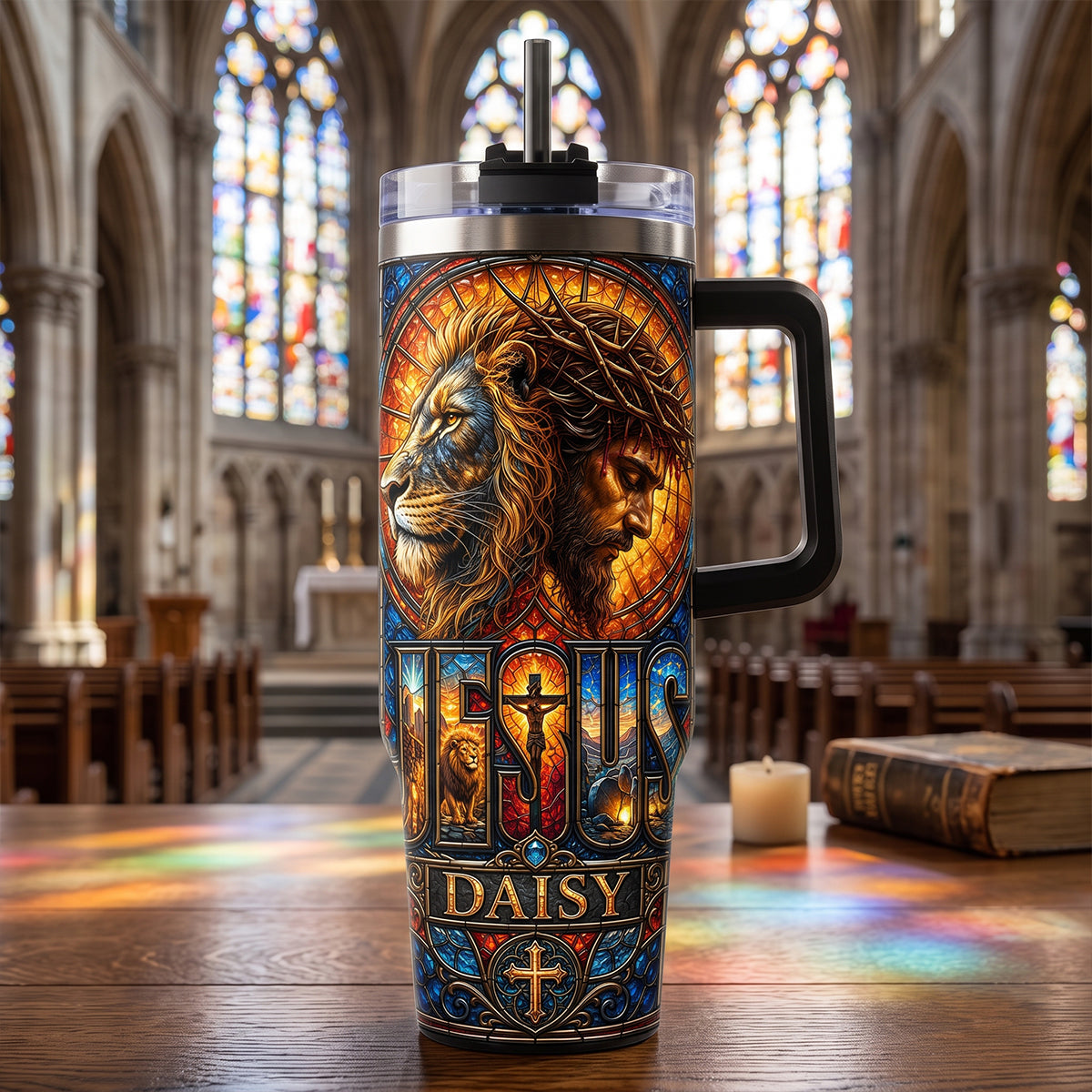 Faith & Strength Christian Tumbler - Personalized Gifts 01hutn010726-Homacus