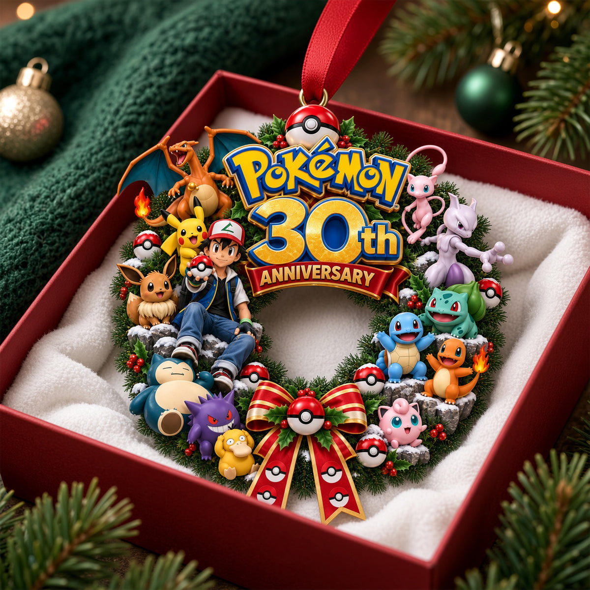 30th Anniversary Christmas Ornament - Personalized Gifts For Game Lovers 03OHLU230926