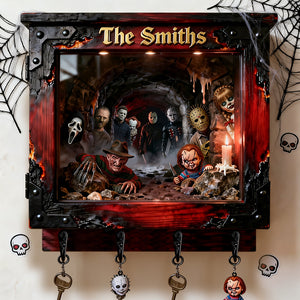 Horror Villain Acrylic Key Hanger - Personalized Gifts For Family 03TGDT020326-Homacus