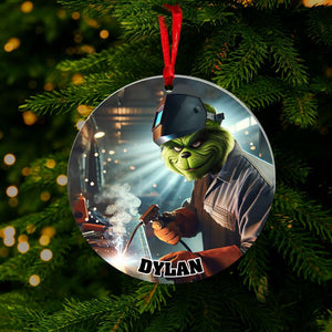 Personalized Gifts For Welder Ornament, How The Welder Saved Christmas 04QHLU041124-Homacus