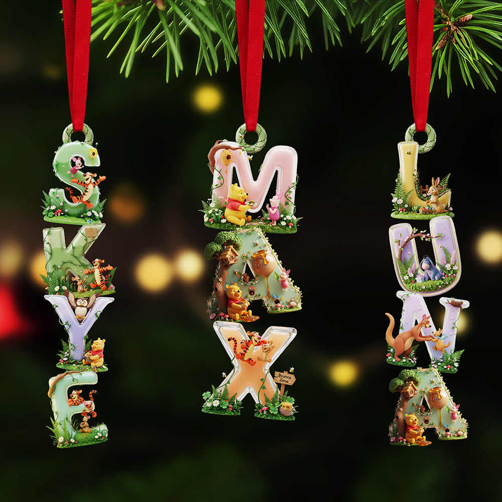 Lovely Alphabet Name Acrylic Ornament, Personalized Gifts For Christmas 02pata291025-Homacus
