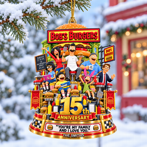 15th Anniversary Christmas Ornament - Personalized Gifts For Family 08ohqn071026-Homacus