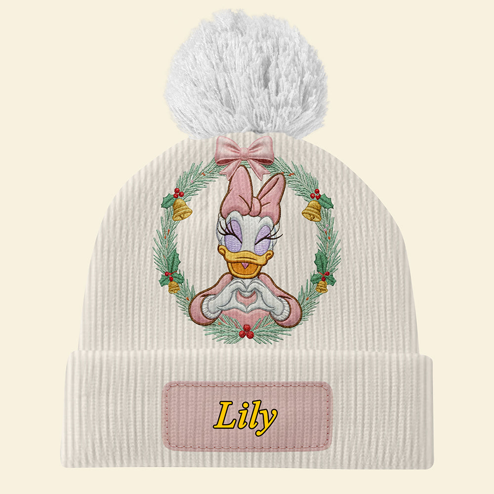 Cute Cartoon Bobble Beanie Hat - Personalized Gifts For Kids 04pgqn131025-Homacus