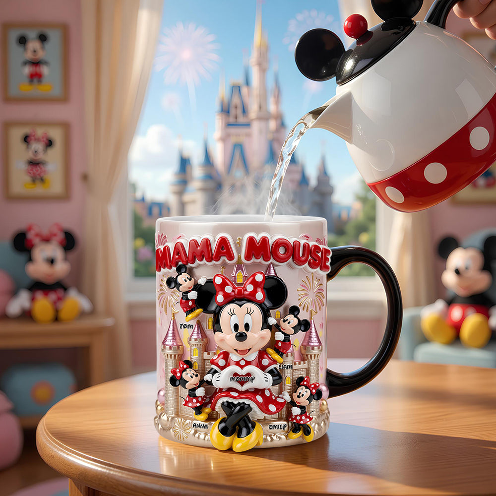 Sweet Castle Mom And Kids Magic Mug - Personalized Mother's Day Gifts 03NADT180426-Homacus