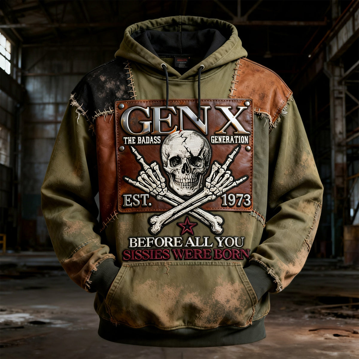 Badass Gen X 3D Hoodie - Personalized Gifts For Gen X 02nalu130226-Homacus