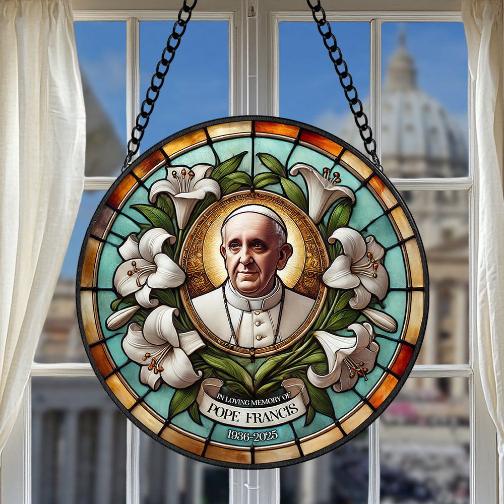 Honoring Pope Francis – Stained Glass Tribute 03HULU230425-Homacus