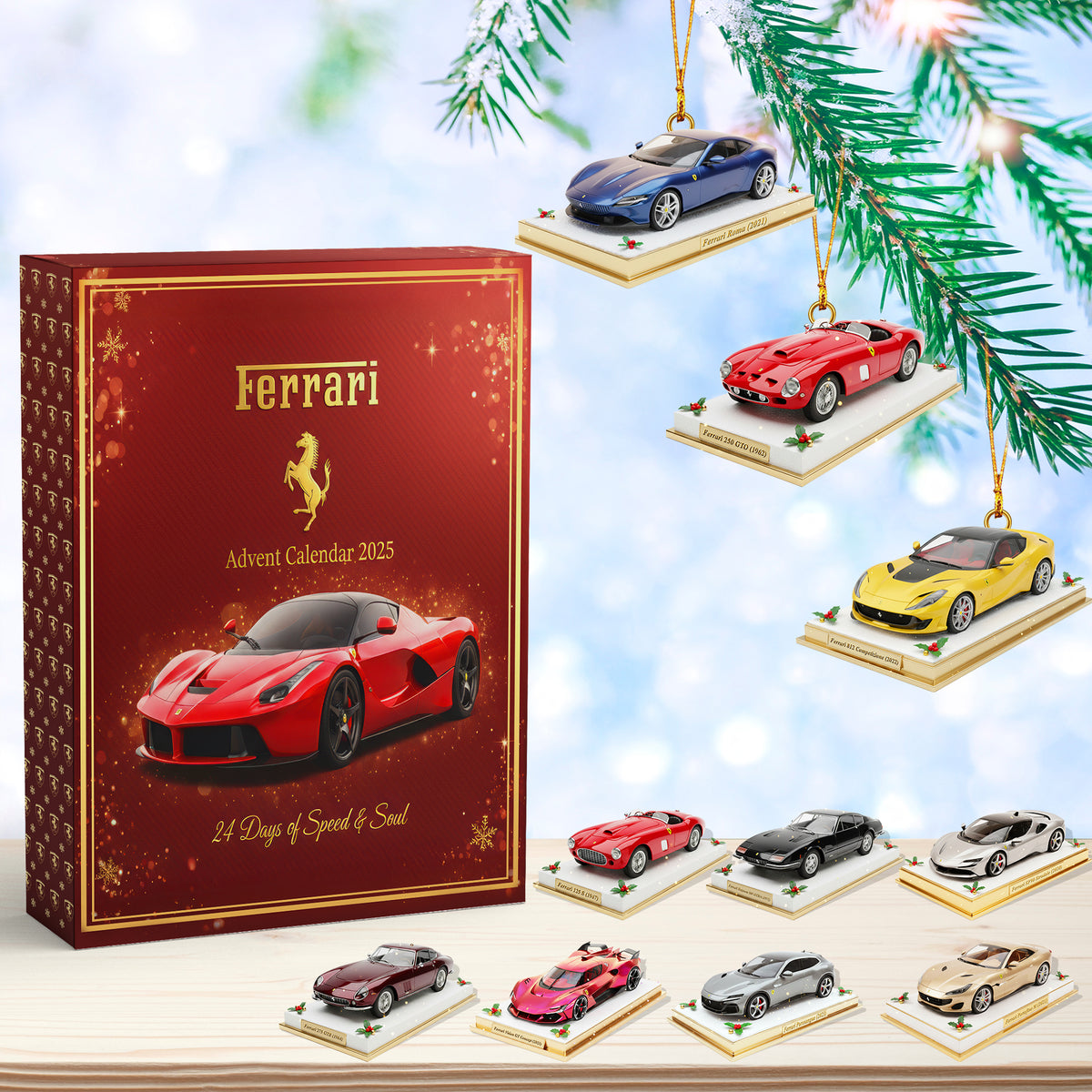 Luxury Car Advent Calendar - Christmas Gifts For Car Lovers 05hyqn201025-Homacus