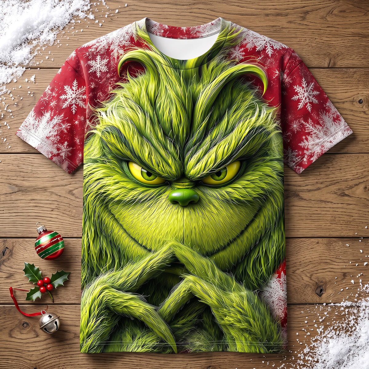 Christmas Monster Shirt - Personalized Gifts For Christmas 3D Shirt 03HUTN150826-Homacus