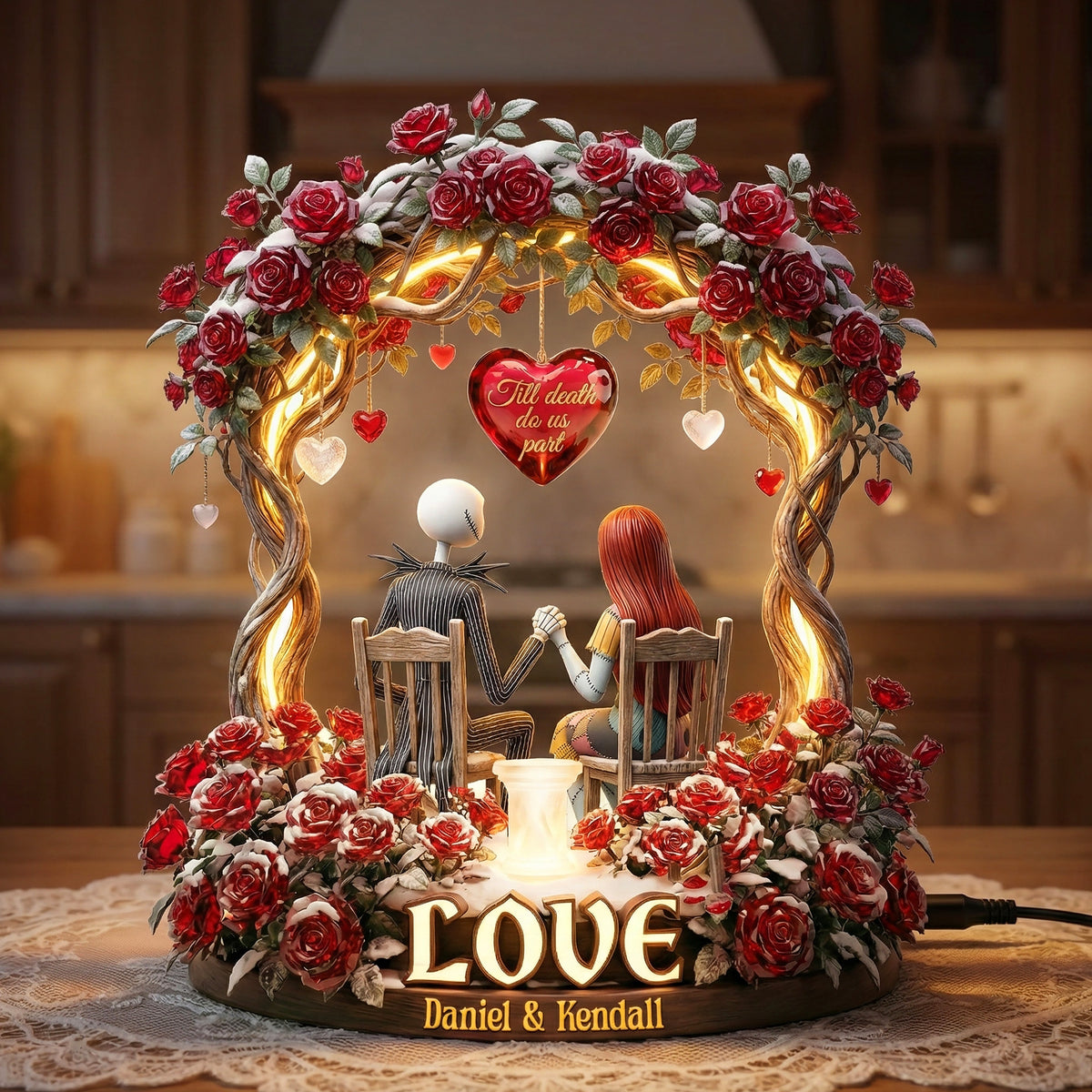 Together Forever Acrylic Light Box - Personalized Gifts For Couple 01pamg090126-Homacus