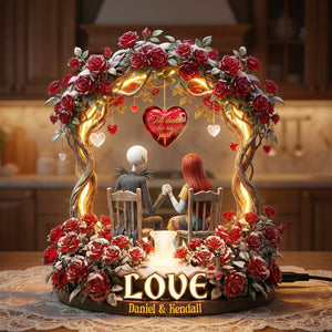 Together Forever Acrylic Light Box - Personalized Gifts For Couple 01pamg090126-Homacus