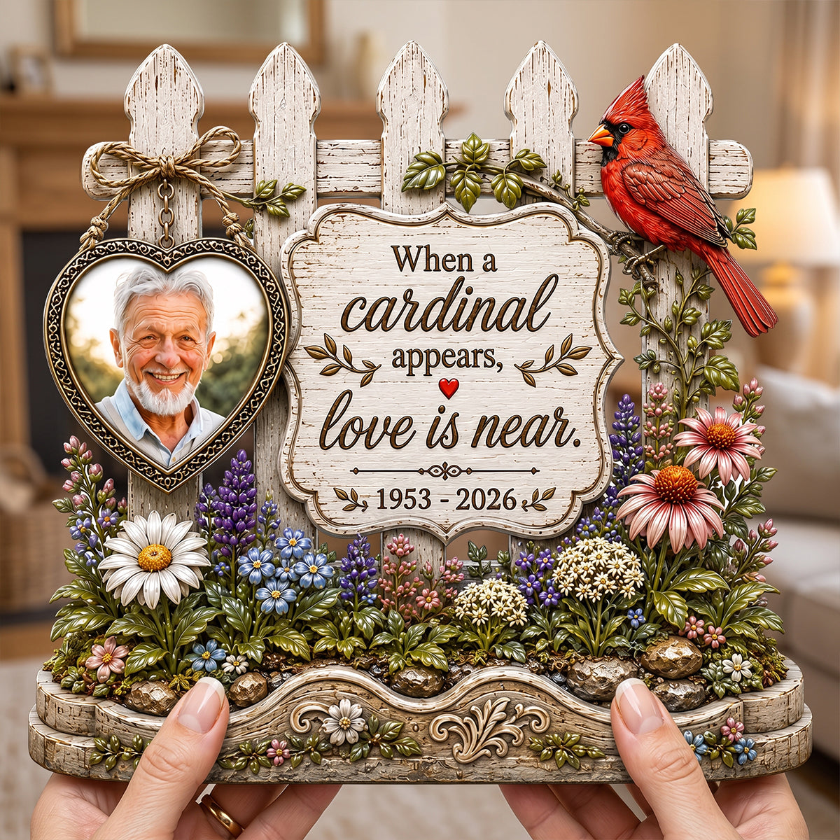 Custom Photo Memorial Acrylic Plaque - Personalized Memorial Gifts 02hatn080726-Homacus