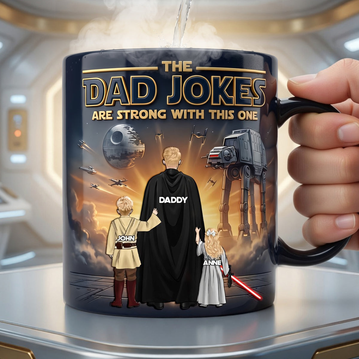 The Dad Jokes Magic Mug - Personalized Gifts For Dads 01nalu270426-Homacus