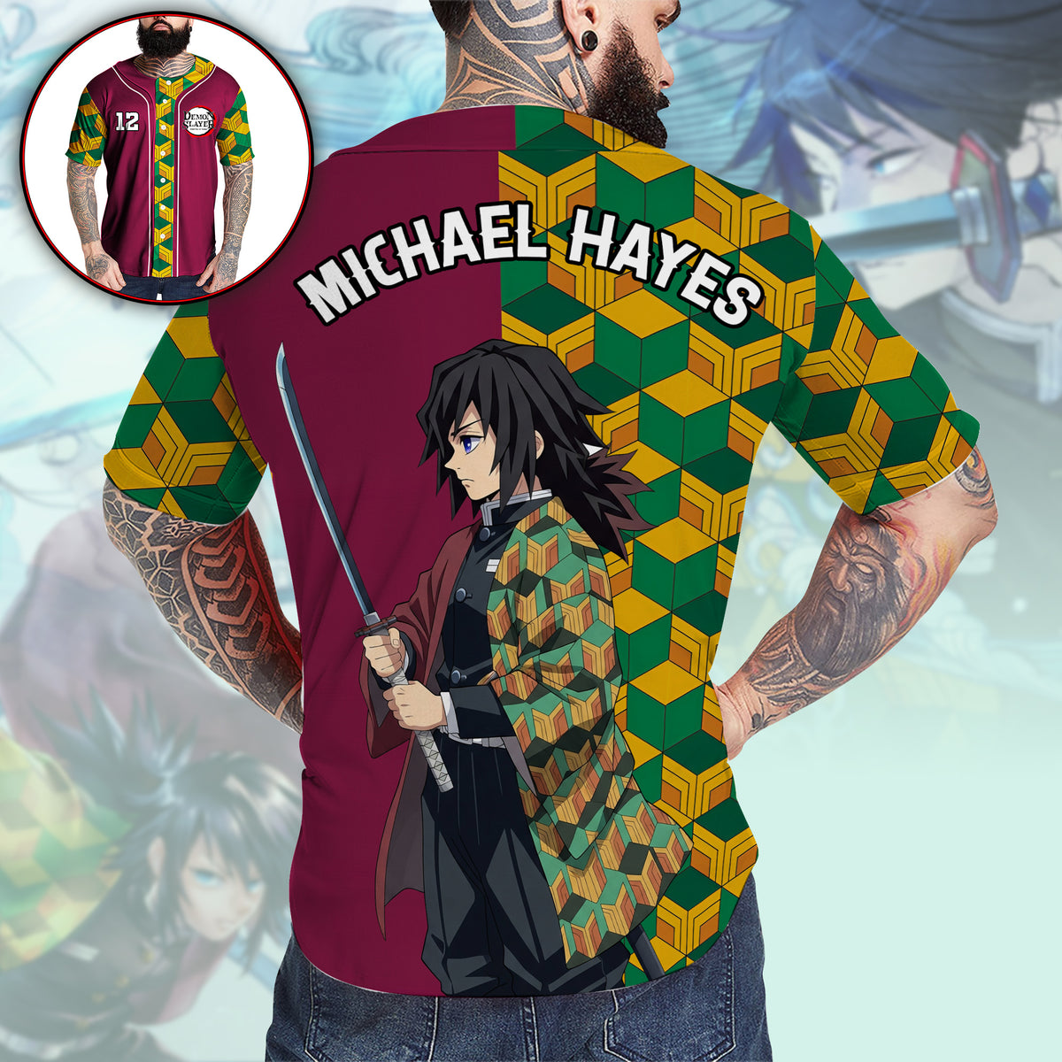 Mystic Sword Warrior Baseball Jersey Shirt - Personalized Gifts For Loved Ones 04PGLU090925-Homacus