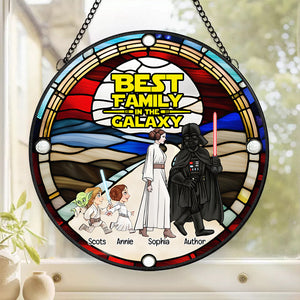 Personalized Gifts For Family Christmas Stained Glass Ornament 03TGLU071024-Homacus