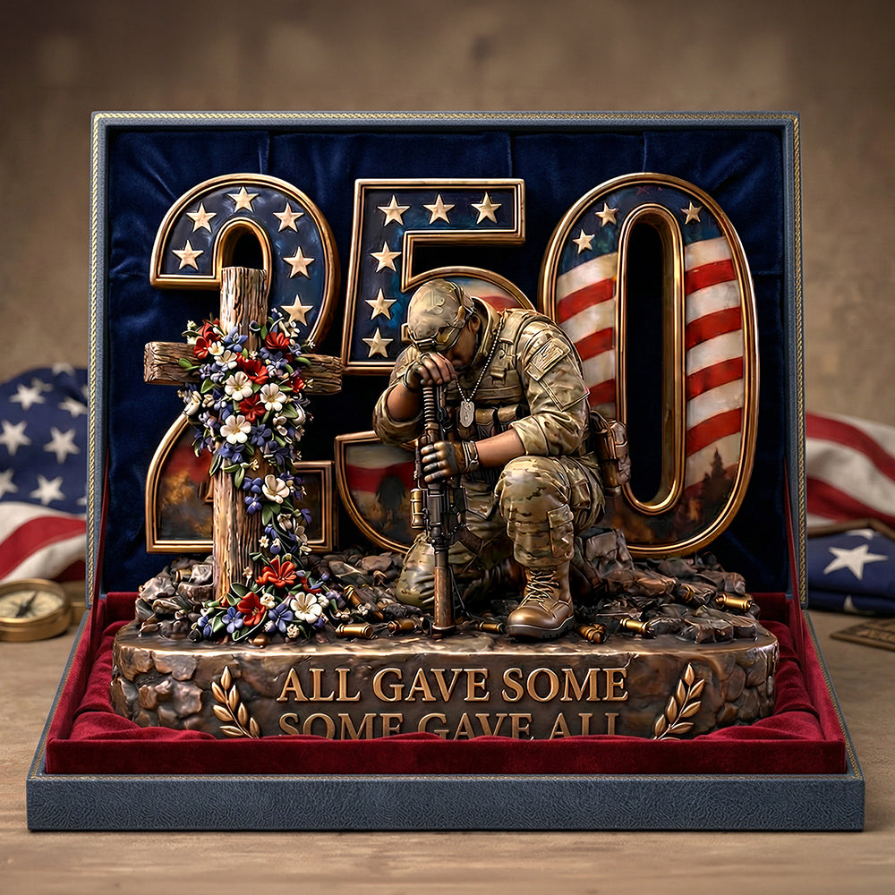 250 Memorial Tribute Acrylic Plaque Personalized Gifts For Veterans 02TYDT020326-Homacus