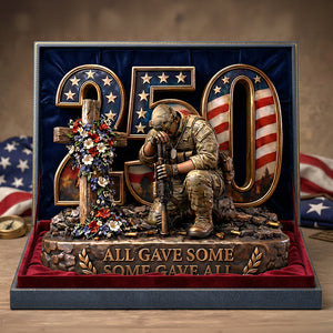 250 Memorial Tribute Acrylic Plaque Personalized Gifts For Veterans 02TYDT020326-Homacus