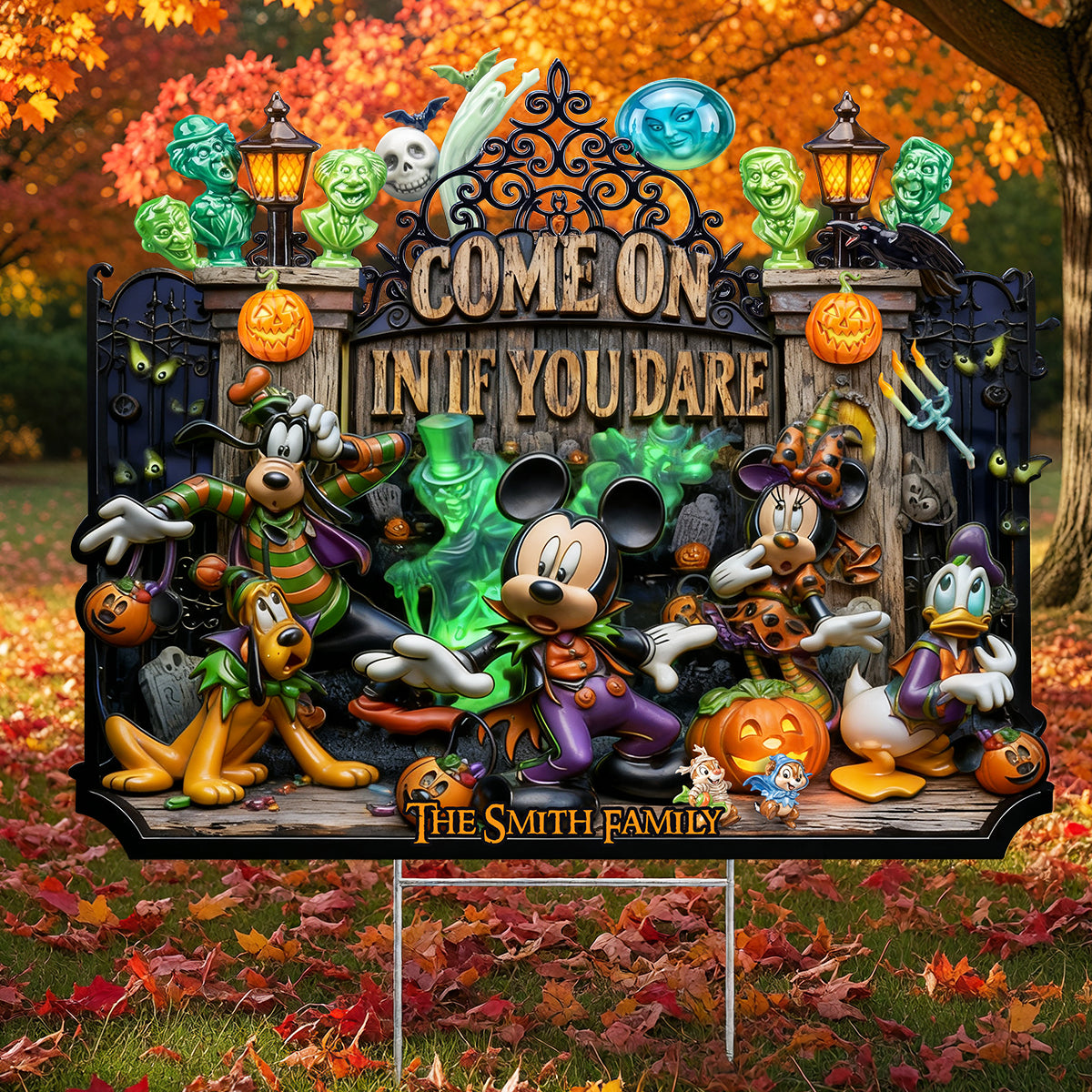Scared Squad Yard Sign - Personalized Halloween Decor 03QHDT030826