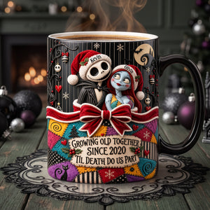Christmas Gothic Couple Magic Ceramic Coffee Mug - Personalized Gifts 01pata180926