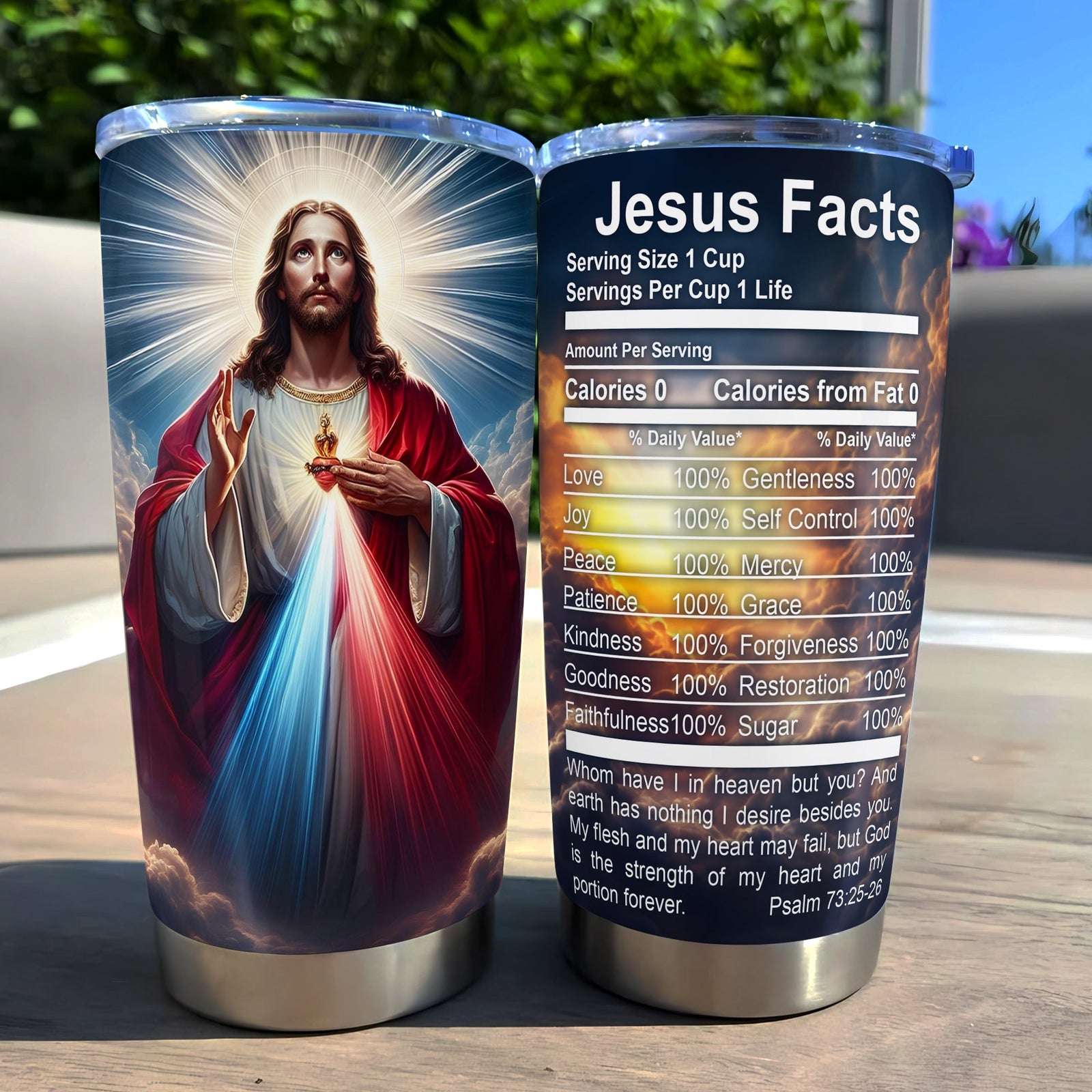 Gifts For Jesus Lover Tumbler, Jesus Facts 01XQLU180325-Homacus